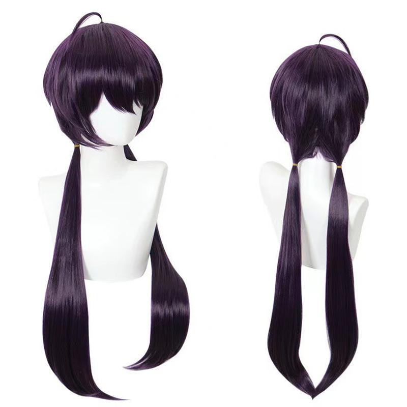 

Anime In Stock Bungo Dogs Izumi Kyoka Kyouka Double Ponytail Purple Cosplay Synthetic Wig Party Makeup Dance Dress Up Accessorie
