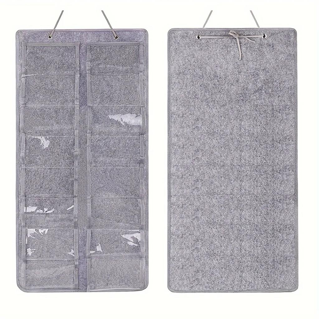 1pc-Felt Eyeglasses Stand Holder for Sunglasses Glasses Storage Display Hanging Bag Wall Pocket Storage Box Organizer Bags