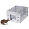 Piège à souris automatique à cycle continu, grand piège à rats réutilisable en acier inoxydable, haute sensibilité, conception coulissante à porte unique, ménage efficace