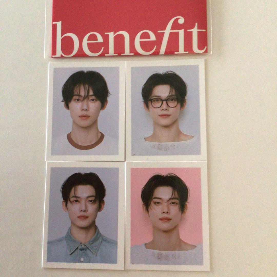 

[USED] Benefit Korea Exclusive TXT Yeonjun ID Photos (4 Count)