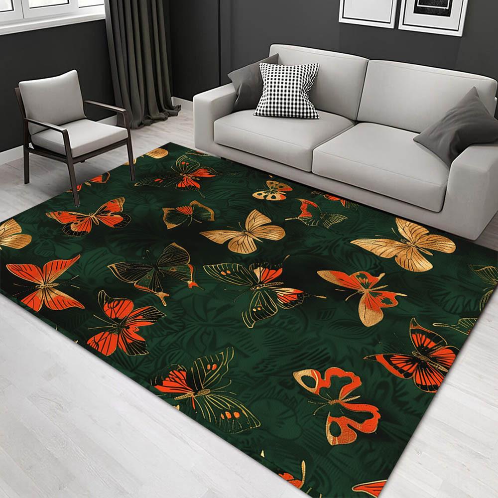

1pc 18954544900 Pattern Carpet, Area Rug For Living Room Bedroom Room Bed Chair Laundry Entryway Corridor Yard Non-slip Outdoor Camping Rug 60cm by 90cm