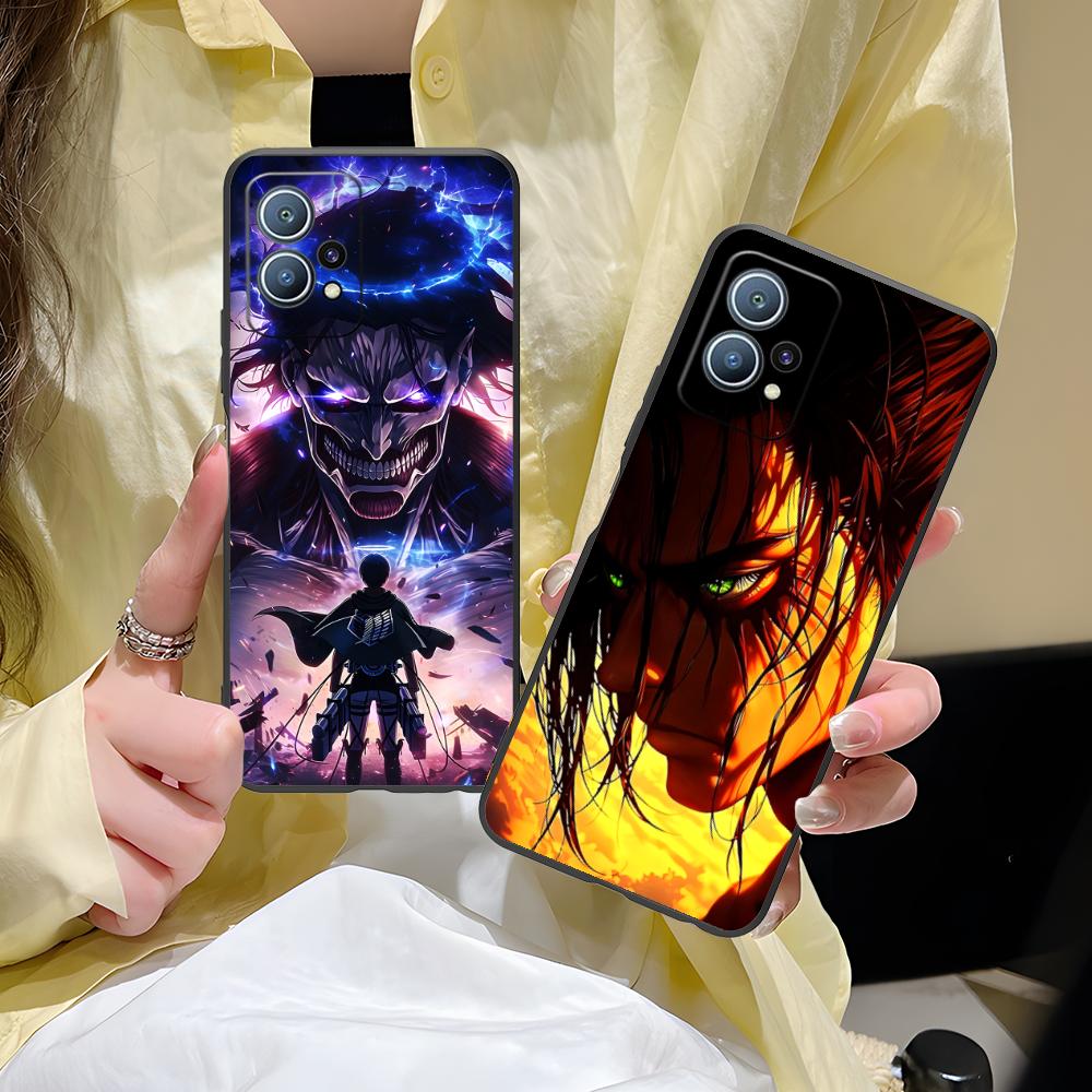 AOT Eren Yeager Matte TPU Mobile Phone Case for Huawei P60 P50 P40 P30 P20 P10 P9 P8 Pro Lite Plus Colorful Printing Cover