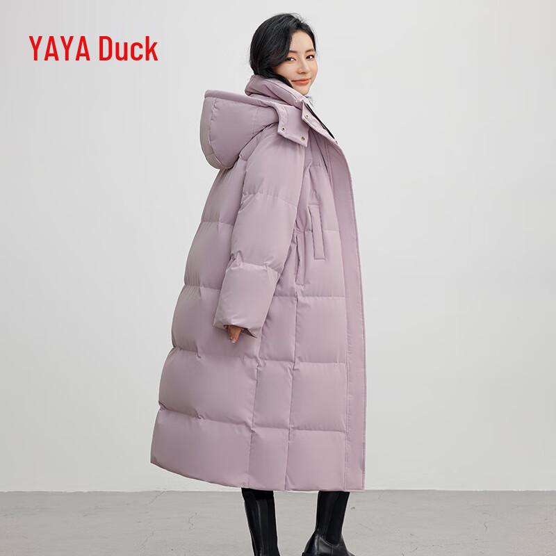 YAYA Women's 2024 Long Hooded Down Jacket YE4B605861A