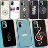Minimalist Music Lover Case For Xiaomi Redmi 13C 14C 10C 12C Redmi Note 14 12 11 9 10 13 Pro 9S 10S 11S 12S Cover