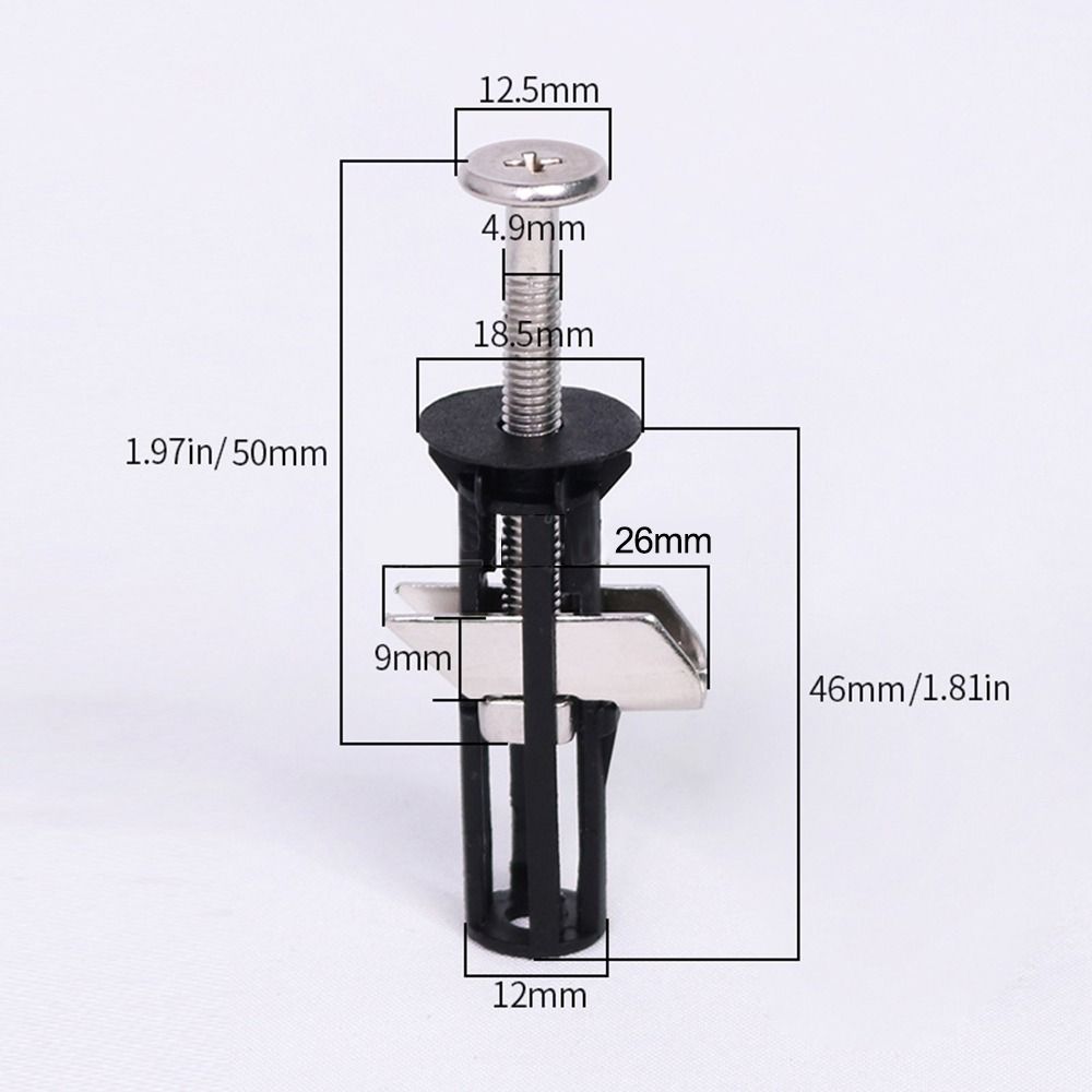 2Pcs Universal Toilet Seat Fastener Bolt Kit  Toilet Cover Maintenance Accessory