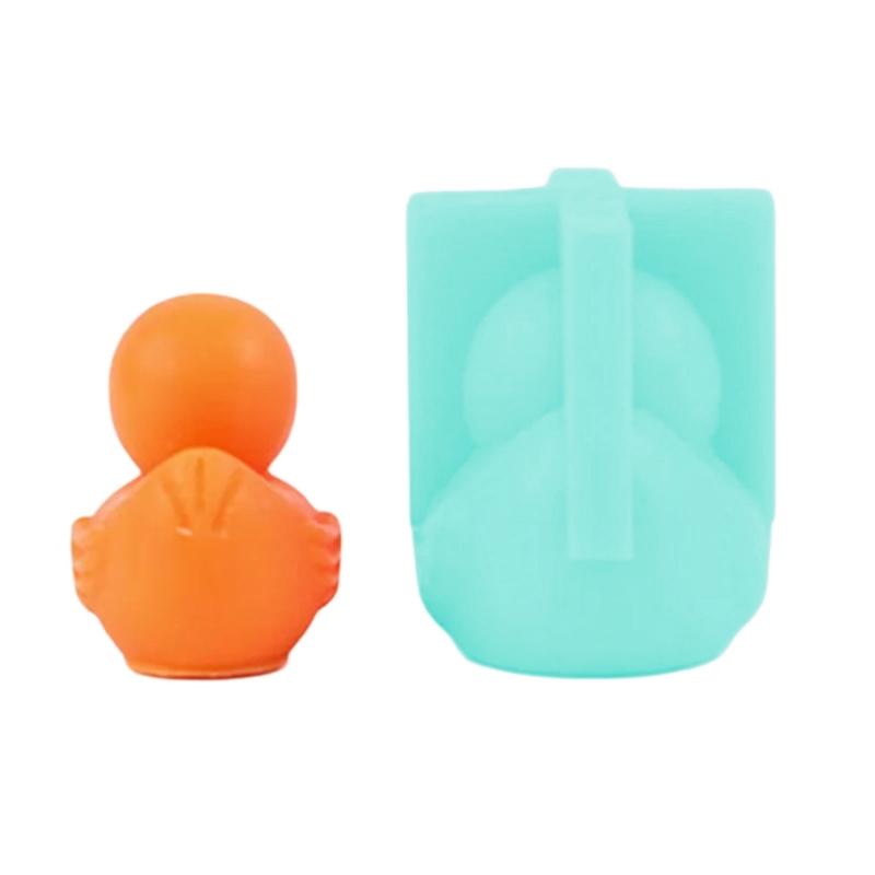 Duck Figurine Silicone Candle Molds for Epoxy Resin Making Candle Soap Candy Cake 3D Duck Fondant Molds Chocolate Molds