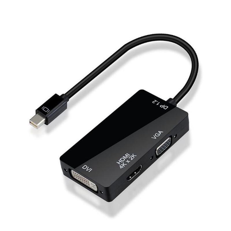 4K MiniDP to HDMI Adapter Cable: Connect Laptops to Monitors/Projectors