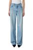 Moussy DENIM STRAIGHT Denim Light TENCEL™ Hose, Damen, 25 Zoll, Blau, 010IAA11-3061