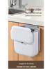 Folding Kitchen Trash Can - Cabinet Door Hanging & Wall-Mounted with Sliding Lid for Household Waste Storage and Hygiene