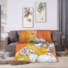 Diddl Cartoon Plush Blanket Boy Girl  Flannel Throw Blanket For Couch Chair Soft Warm Custom Quality Bedspread Gift Idea