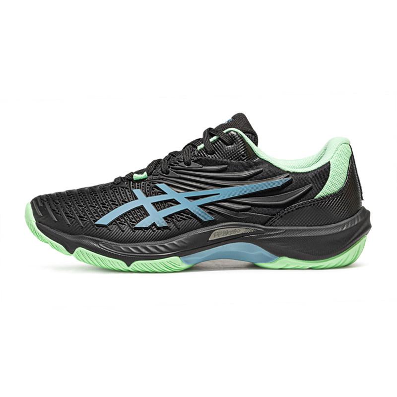 ASICS Unisex COURT CONTROL FF 4 Indoor Badminton Volleyball Shoes Black Blue 1071A125-001 EU 41.5