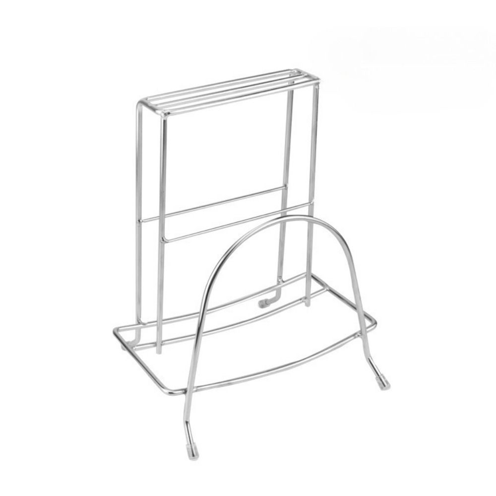 Stainless Steel Cutting Board Holder Multi-functional Kitchen Storage Rack  Kitchen Supplies