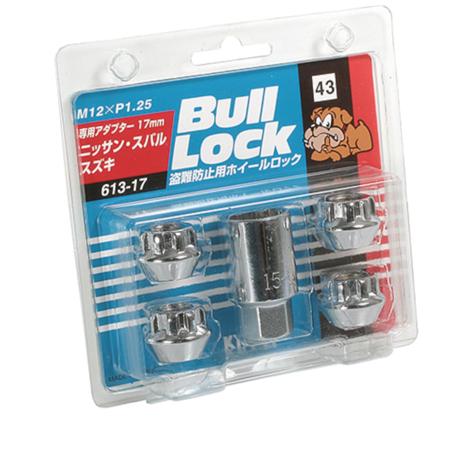 

KYO-EI (Kyoei Sangyo) KYO-EI [Kyoei Sangyo] BullLock [Through type 17HEX] M12xP1.25 [Quantity: 4P] [Product number] 613-17 Silver
