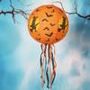 With Tassel Halloween Paper Lanterns Festival Prop Spider Bat Pattern Pumpkin Lamp Horror Atmosphere Hanging Ornaments