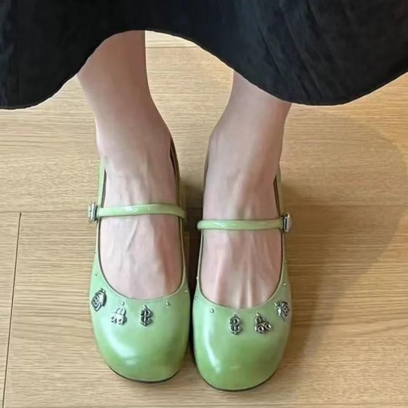 Fashion High Heels Women Pumps Summer Fashion Shallow Dress Shoes Walking Cozy Chunky Elegant Woman Sandals 2025 Designer Mujer Zapatos