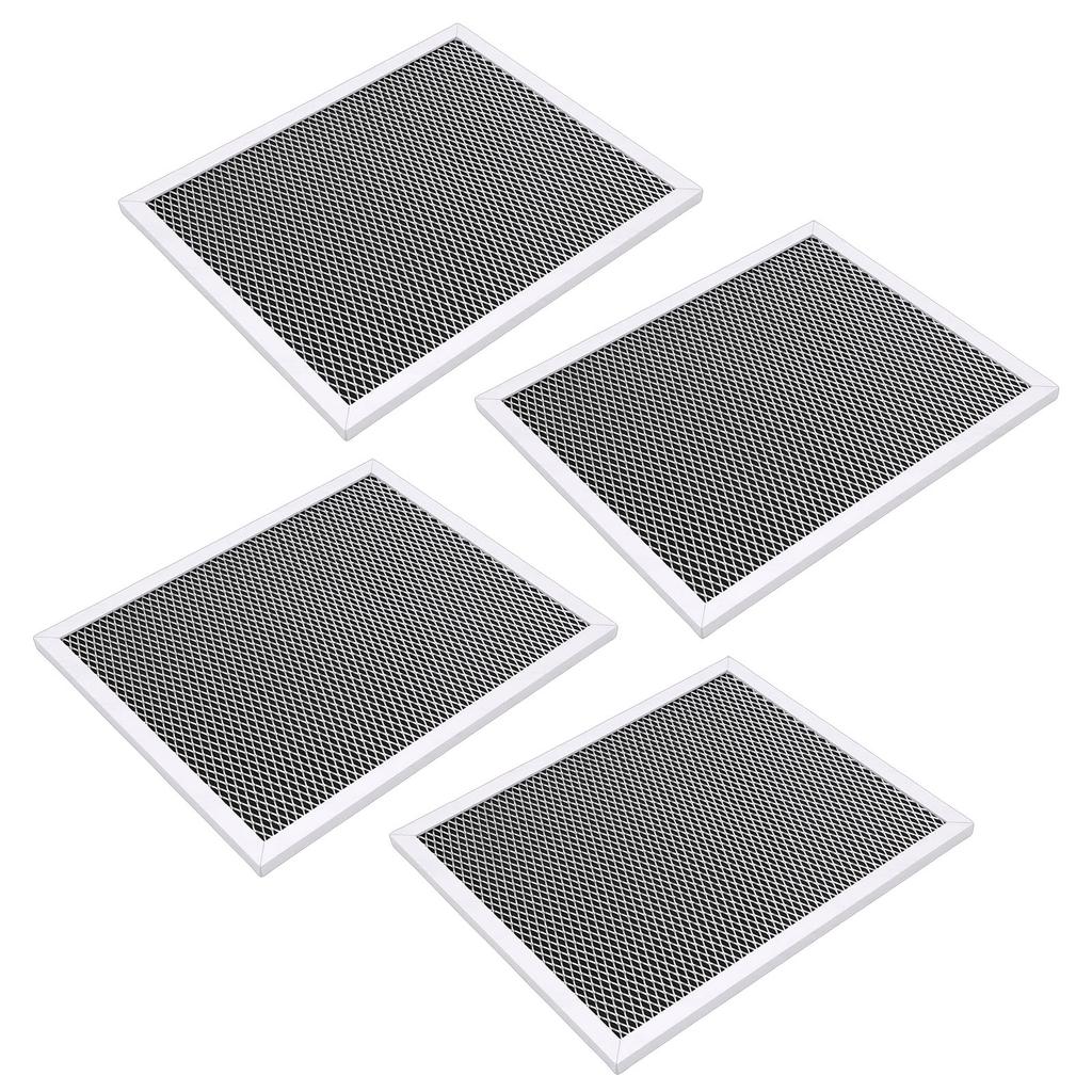 4PCS Stove Hood Vent Filter Fit for Broan Nutone Range Hood Aluminum Carbon Fiber Range Hood Grease Filter Replacement