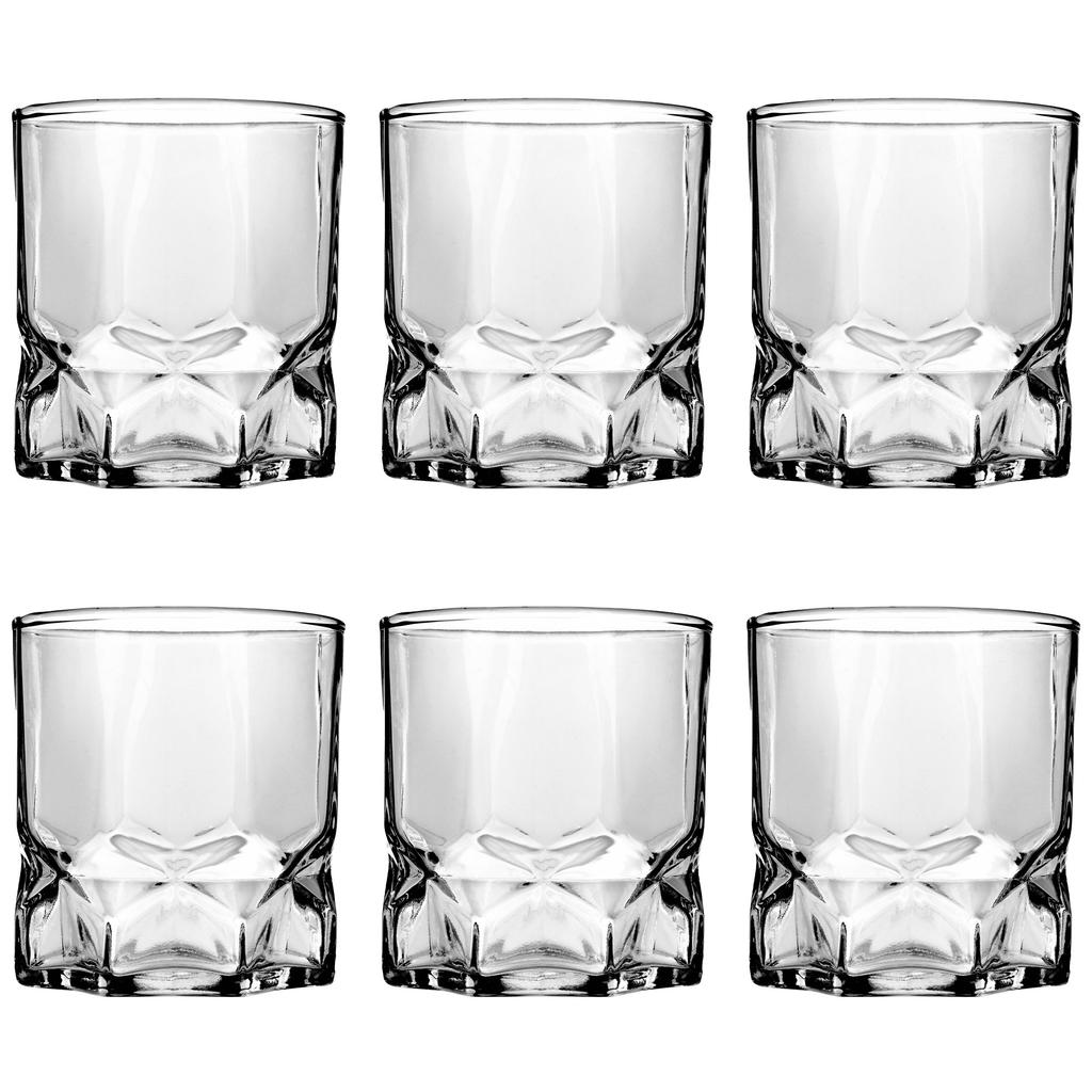 KADAX Whisky Glasses Drinks Set Water 320ml Gift Low