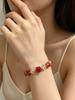 Butterfly Crystal Beaded Bracelet for Women - High-End Fashionable Jewelry, Fresh and Sweet Design