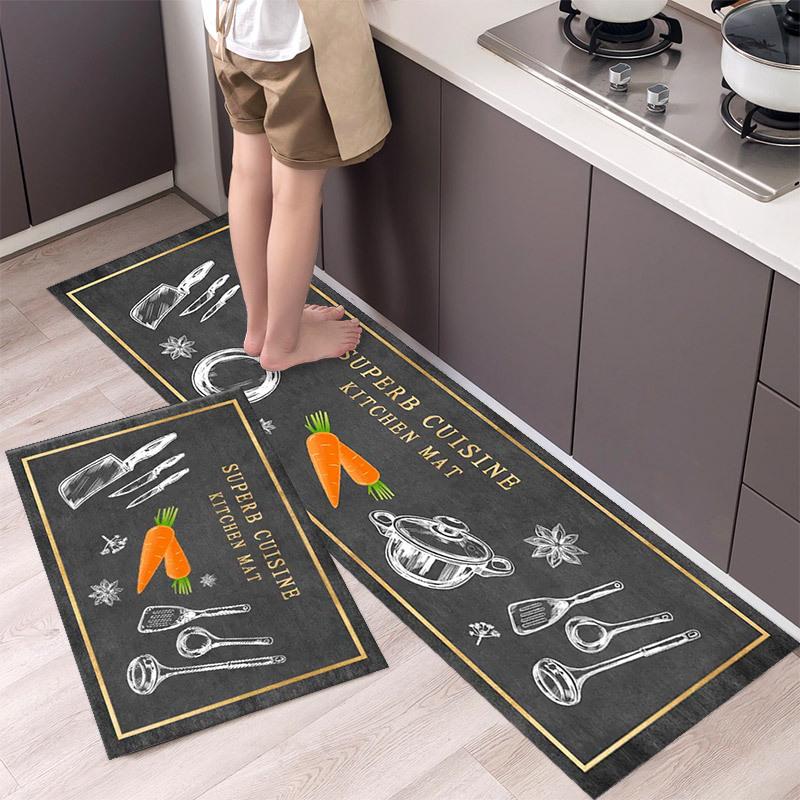Fashion Carpets Simple Rug Nordic Style Kitchen Mat  Carpet House Hold Carpet Modern Home Decor