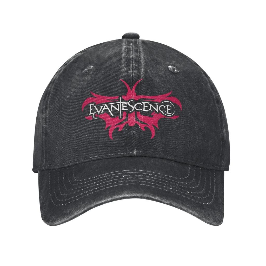 Evanescence Butterfly Baseball Caps Classic Distressed Denim Rock Band Snapback Hat Unisex Outdoor All Seasons Travel Adjustable