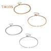 2Pcs Women Charm Bracelet Shiny Rhinestone Inlaid Adjustable Fit Wristband Anniversary Birthday Jewelry Gift