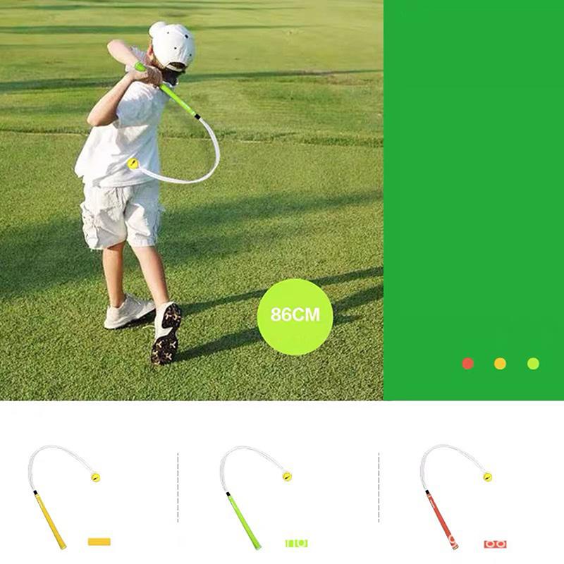 Golfový švihový trenažér lano Golfové tréninkové pomůcky pro nácvik Začátečník Korekce držení těla Rozcvičovací cvičení Asistence Golfový švihový trenažér