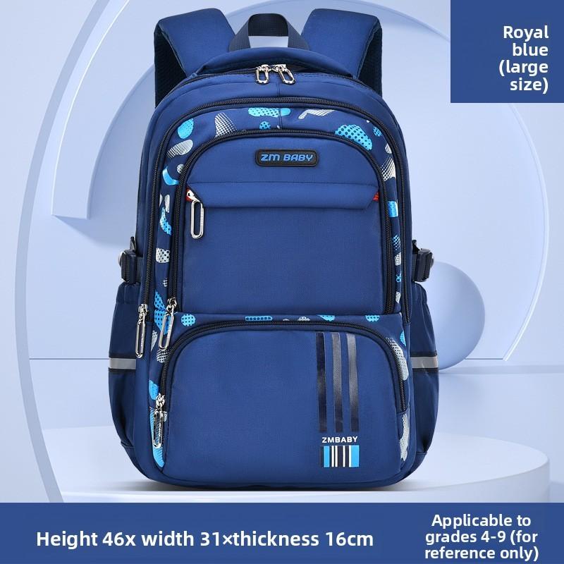 Kids School Backpack With Letter Print And Ultralight Nylon For Boys Grades 34