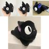 Adorable Japanese Anime Kiki Delivery Service Jiji Black Cat Plush Stuffed Doll Toy For Kids And Collectors