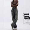 2025 Autumn/Winter Distressed High-Waisted Straight-Leg Women's Wide-Leg Jeans