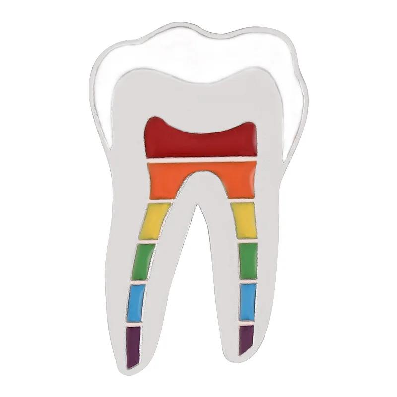 14 Styles LGBT Pride Enamel Pins Rainbow Book Cats Feather Tooth Heart Shape Brooches Lapel Badge Jewelry Gift for Partner Lover