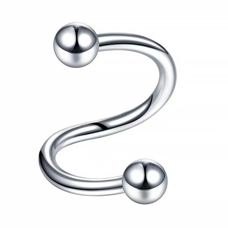 

Stainless Steel Nose Ring Piercing Horseshoe Spike Septum Piercing Lip Tragus Helix Piercing Body Piercing Ring Hip Hop S