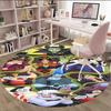1pc Villains Carpet, Round Rug, Comfortable, Suitable for Entryways, Living Rooms, Office, And Bedrooms, Christmas Decoration
