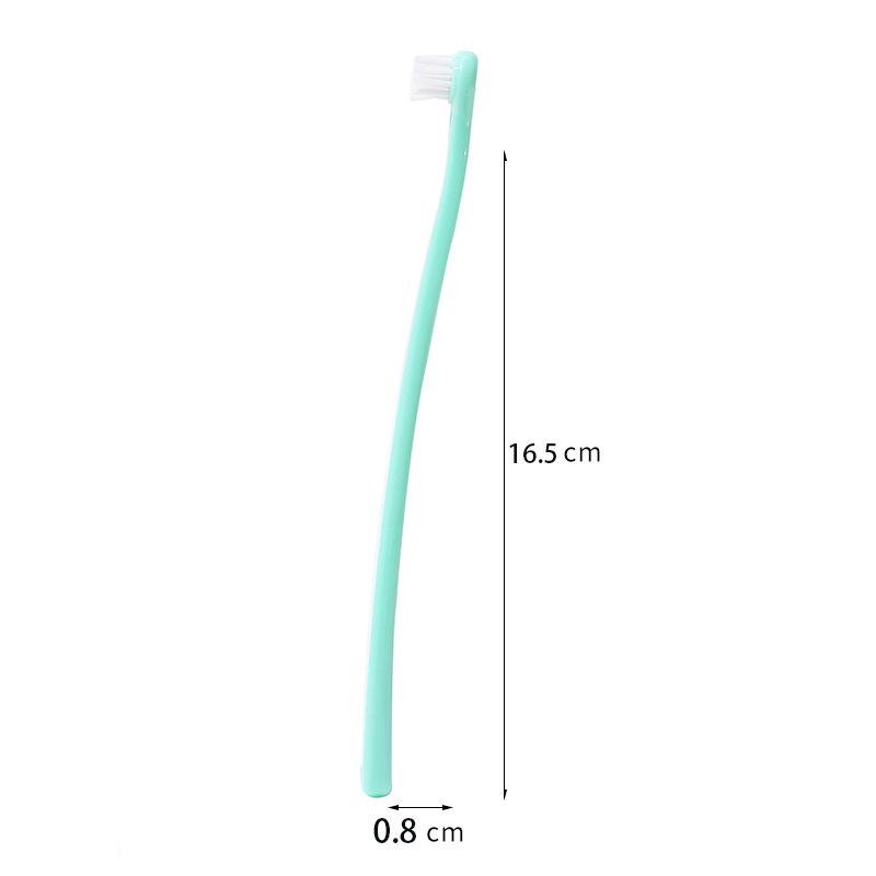 Round Head Pet Toothbrush with Soft Bristles for Cats and Dogs