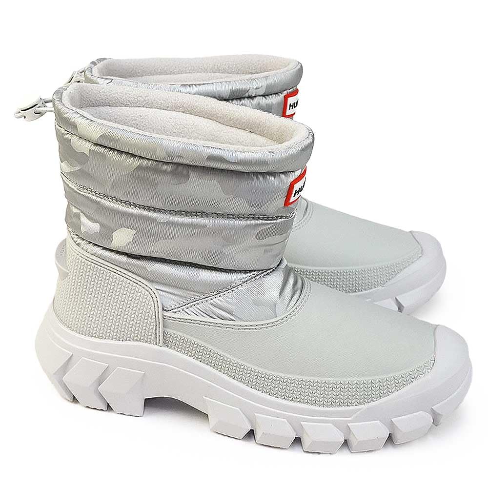 

Hunter Intrepid Светоотражающие Камуфляжные Короткие Зимние Ботинки Размер UK Водонепроницаемые и Холодные Женские (Паттер Грей, 5, 24.0см, WFS1004PCT) - Погода.