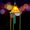Kindergarten Art Project Supplies Chinese Style DIY Lantern Making Kit, Handmade Triangle Shaped Handheld Educational Craft Set for Kids with