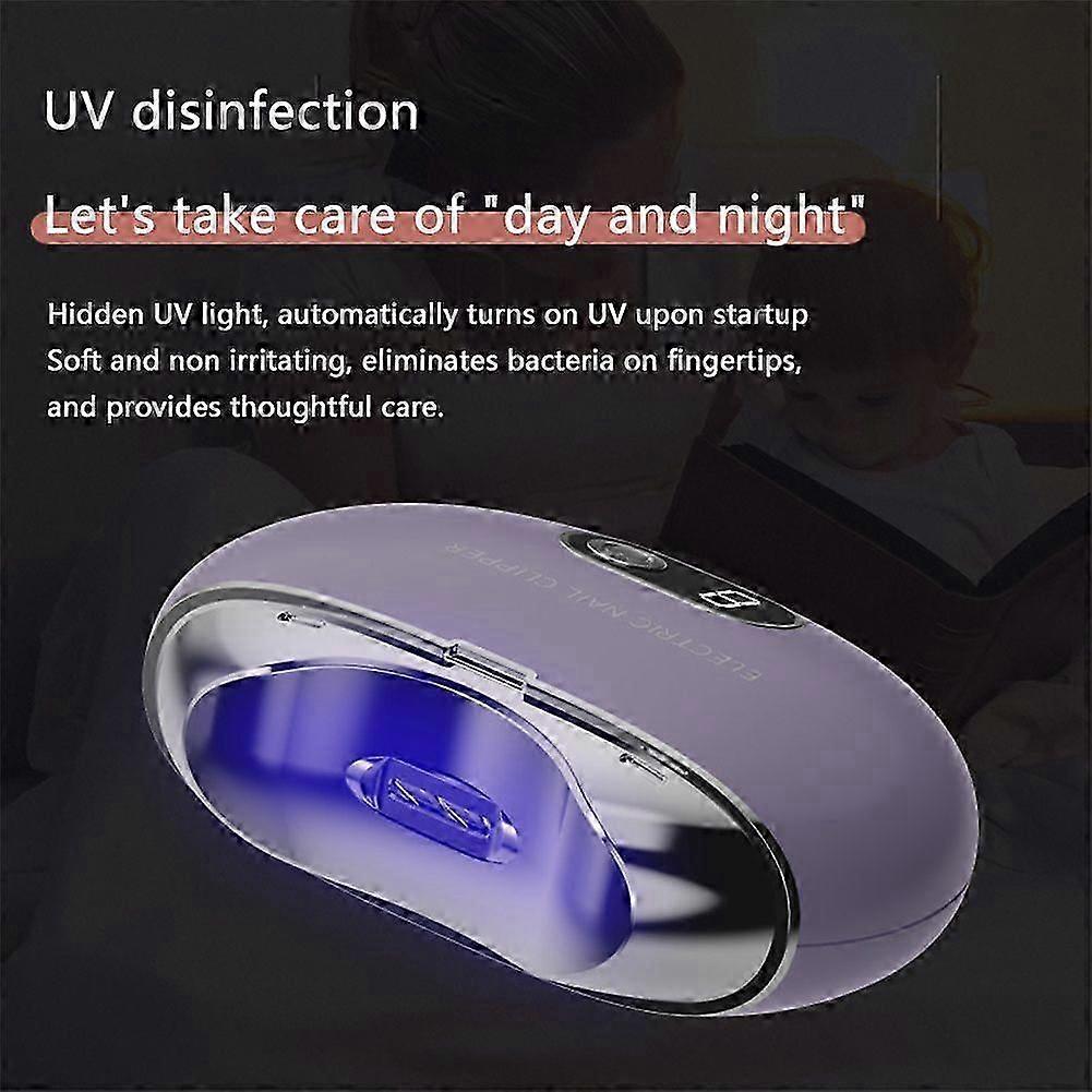 Electric Nail Clippers Thick Nails Nail Trimmer Cutter USB Rechargeable