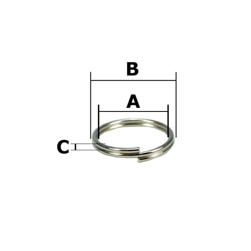 Ichinen Access Family Tool Double Jump Rings (1mm Wire Diameter, 15mm Inner Diameter), Silver, Pack of 40, 56610