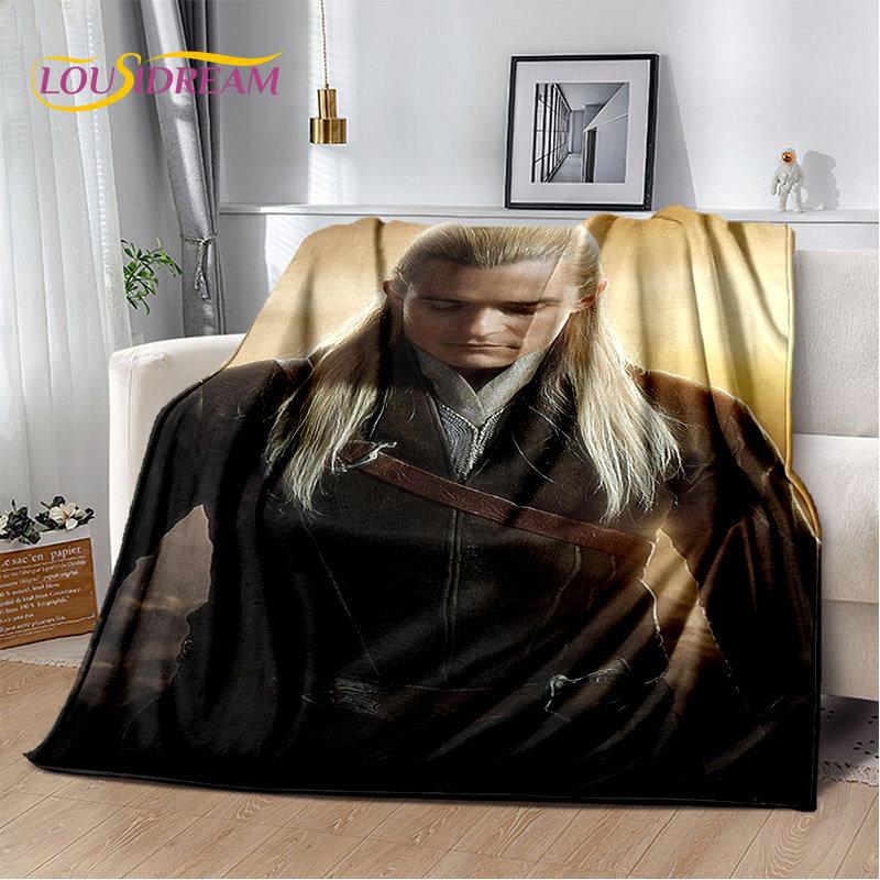 L-Lord of the Rings H-Hobbit Soft Plush Blanket,Flannel Blanket Throw Blanket for Living Room Bedroom Bed Sofa Picnic Cover Kids