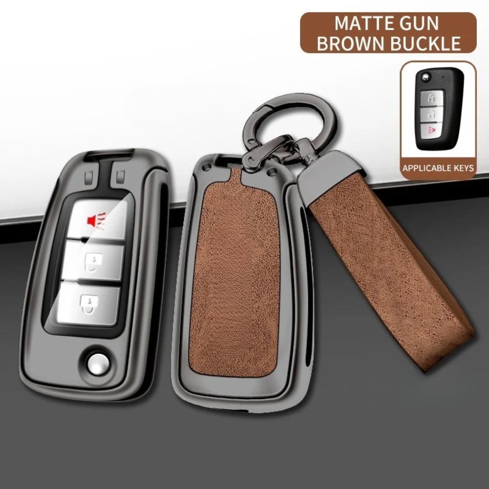 Suitable for Dongfeng Nissan Qashqai 2015 2016 2019 2021 2022 Manual Automatic Car Key Bag Leather Car Key Cover Accessories