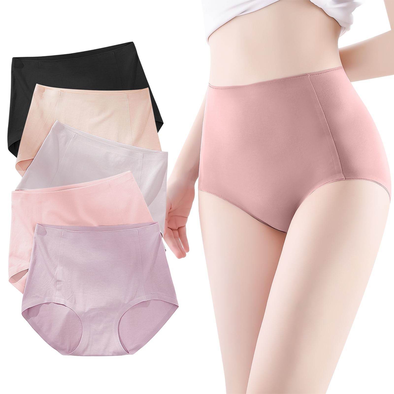 

PALAME Cotton Leaves No Lifts the and Accentuates Butt Full Comfortable Underwear for a Beautiful Women s 100% Panties, Deep-Fitting, Marks, Hips,