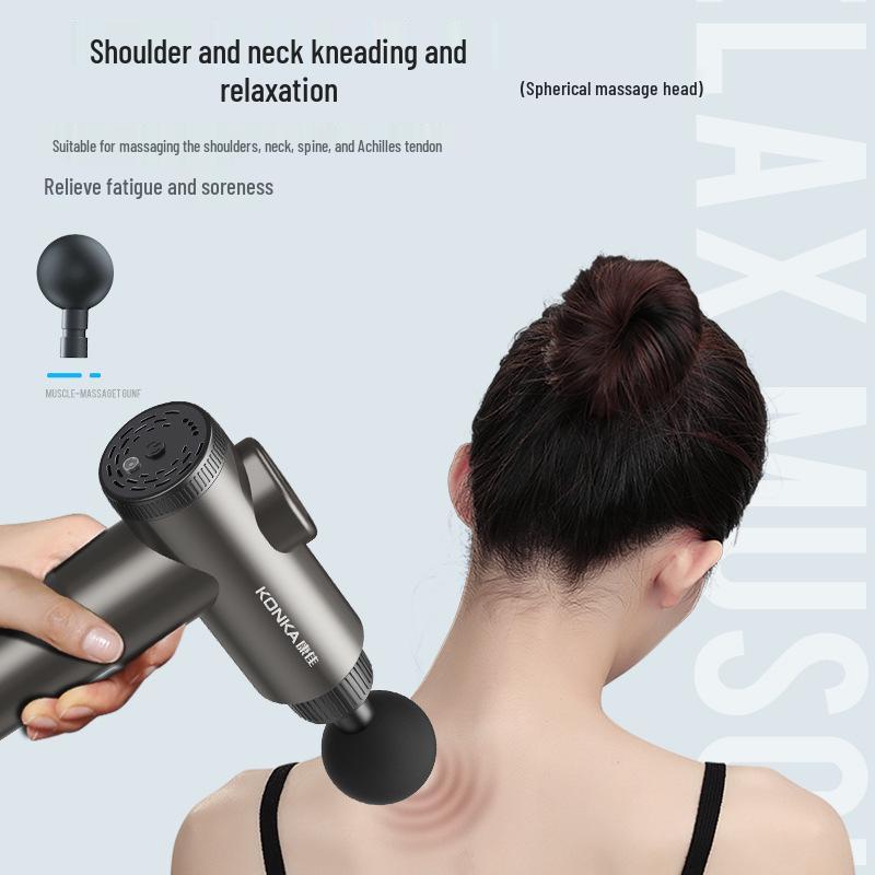 Mini Fascia Gun Smart Muscle Massager with Variable Speed Vibration for Relaxation and Sports Recovery.