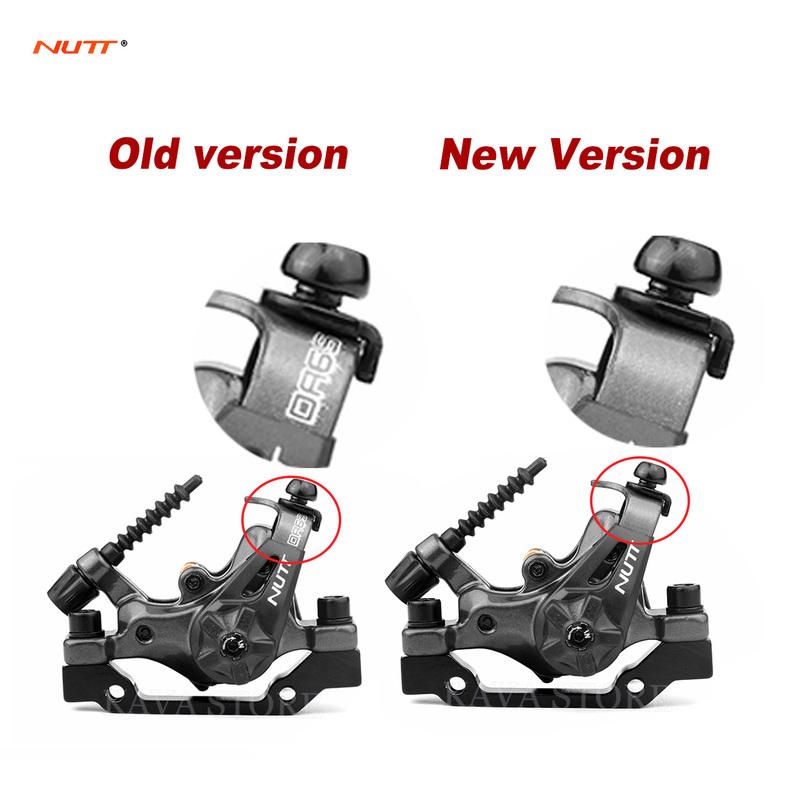 NUTT DA6S Horský Kolo Dvoupístkový Třmen Kotoučové Brzdy 160mm Kotouč Mechanické Tažení Lankem Kotoučová Brzda Skútr Díly na Kolo