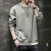 Culeevp Übergröße Langarm Layered Solid Größe L Herren Sweatshirt, Herbst-/Winterkleidung, T-Shirt, Stil, Farbe, Kapuzenpullover, Grün,