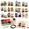 DIY Kralen Knutselpakket 12 Dierenriemtekens Kit Kralentuin 3D Astrologie Handgemaakte Cadeaus Bloem met Voorgesorteerde Kralen Gereedschap Project voor Beginners