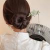 Ancient Style Metal Hair Stick For Women Elegant Hairpin For Wedding Party And Daily Use With Flower and Tassels Decors