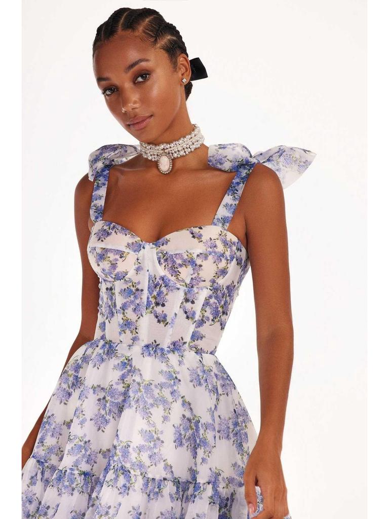 Rochie de seară europeană și americană din organza fără bretele pentru femei - Modă primăvară/vară