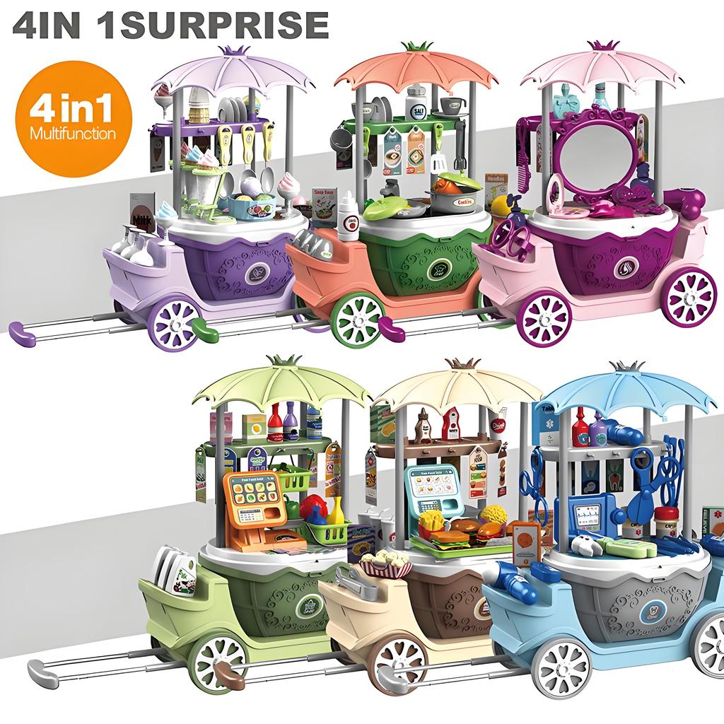 Carrito de compras creativo para juegos de rol, simulación de tienda, regalo para festival