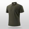 Men's Solid Color Placket Polo Shirt, Slim Fit Textured Casual Golf Shirt, Breathable Summer Business & Streetwear Top