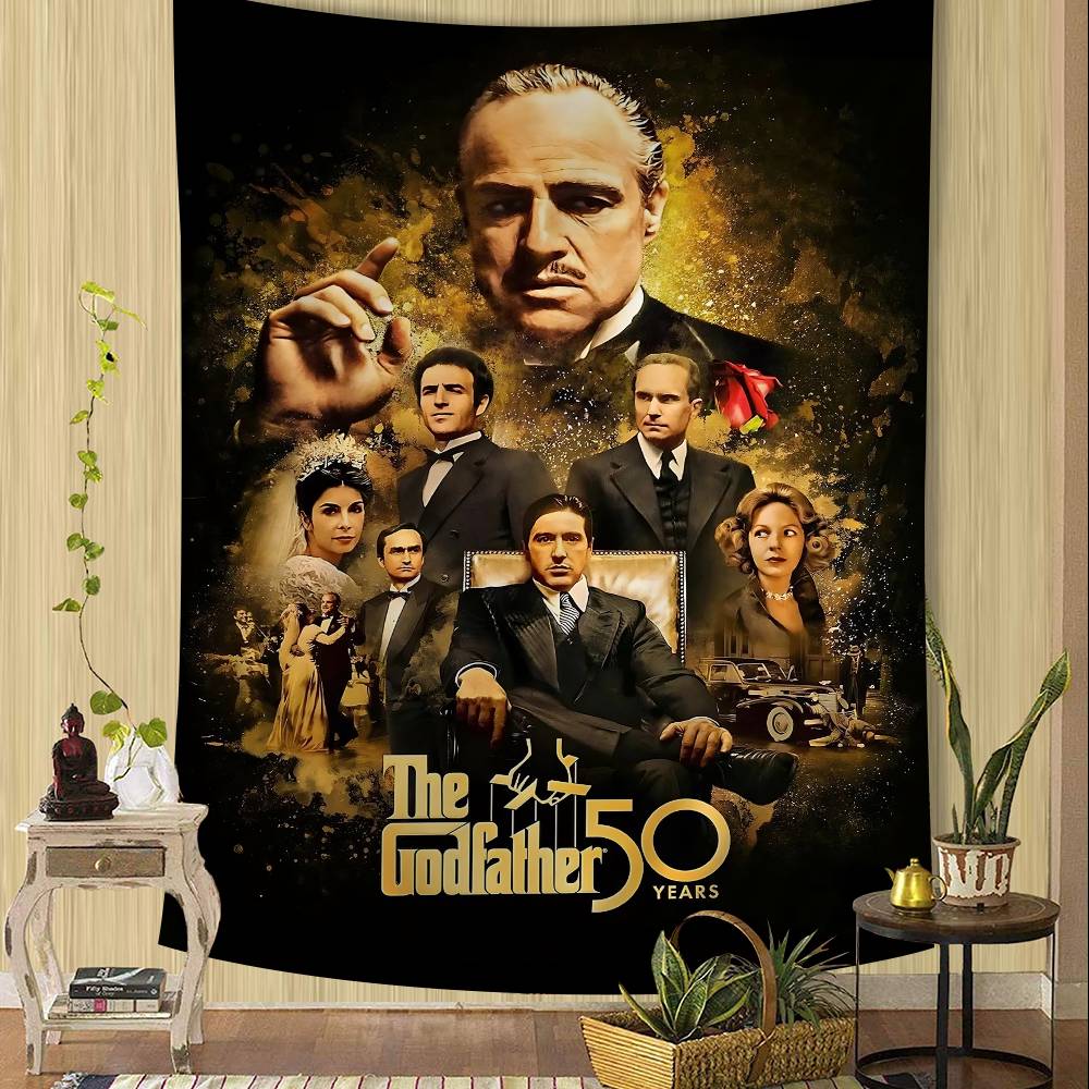 Classic Movie The Godfather Hippie Wall Hanging Tapestries Bohemian Wall Tapestries Mandala INS Home Decor