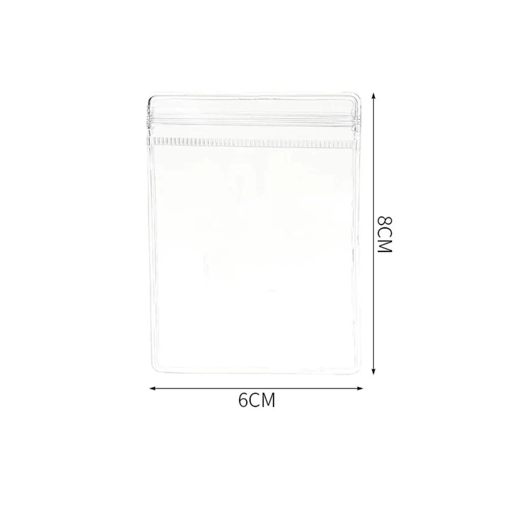

20 Peices Transparent PVC Jewelry Pouches Zip Storage Bag for Earring Necklace Jewelry Anti-Oxidation Display Packaging Bags 20 peices